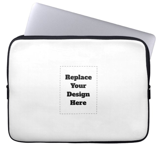 Maak je eigen wit laptop sleeve (Voorkant)