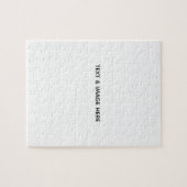 Maak je eigen wit legpuzzel (Horizontaal)