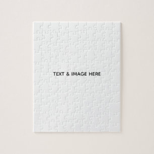 Maak je eigen wit legpuzzel