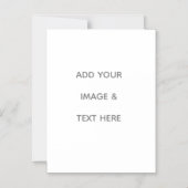 Maak je eigen wit magnetische uitnodiging (Voorkant)