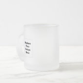 Maak je eigen wit matglas koffiemok (Voorkant links)