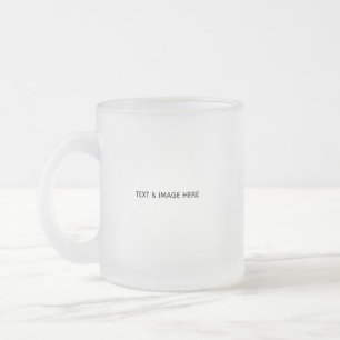Maak je eigen wit matglas koffiemok