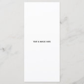 Maak je eigen wit menu (Voorkant)