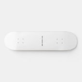 Maak je eigen wit persoonlijk skateboard (Horizontaal)