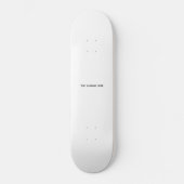 Maak je eigen wit persoonlijk skateboard (Voorkant)