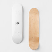 Maak je eigen wit persoonlijk skateboard (Voorkant)