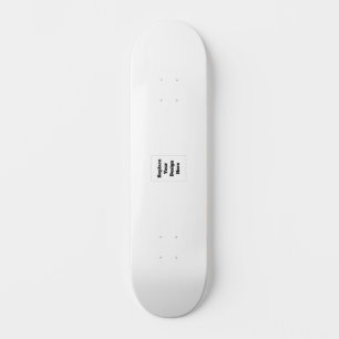 Maak je eigen wit persoonlijk skateboard