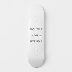 Maak je eigen wit persoonlijk skateboard
