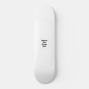 Maak je eigen wit persoonlijk skateboard