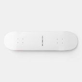 Maak je eigen wit persoonlijk skateboard (Horizontaal)