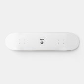 Maak je eigen wit persoonlijk skateboard (Horizontaal)
