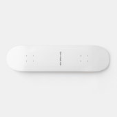 Maak je eigen wit persoonlijk skateboard (Horizontaal)