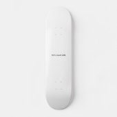 Maak je eigen wit persoonlijk skateboard (Voorkant)