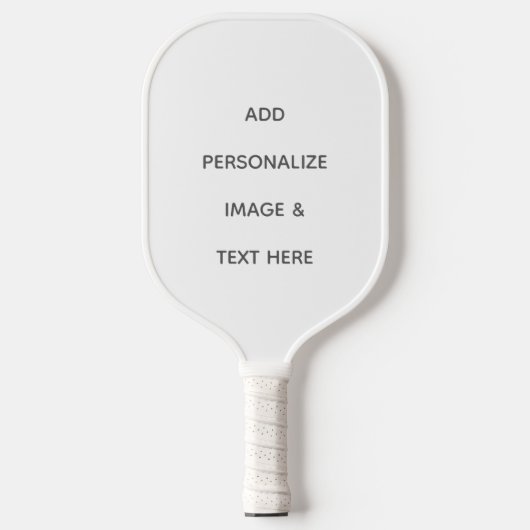 Maak je eigen wit pickleball paddle (Voorkant)