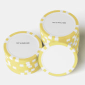 Maak je eigen wit poker chips (Opstapeling)