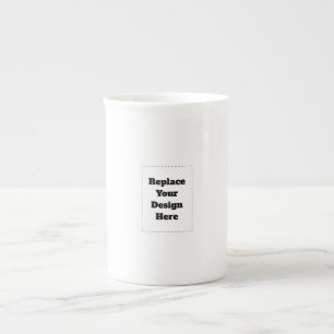Maak je eigen wit porselein kop