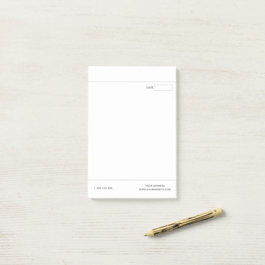 Maak je eigen wit post-it® notes (Op bureau)
