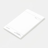 Maak je eigen wit post-it® notes (Schuin)