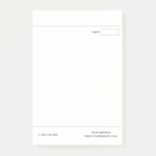 Maak je eigen wit post-it® notes (Voorkant)
