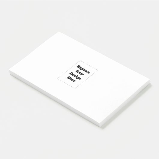 Maak je eigen wit post-it® notes (Schuin)