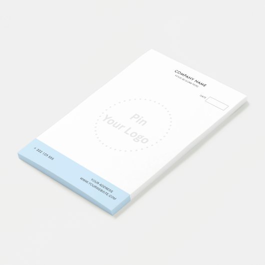 Maak je eigen wit post-it® notes (Schuin)