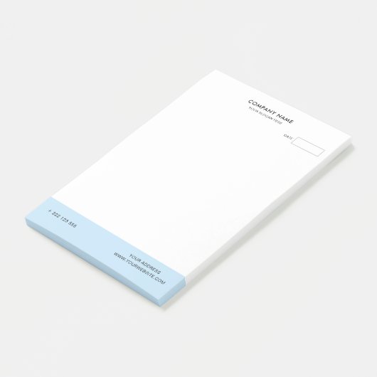 Maak je eigen wit post-it® notes (Schuin)