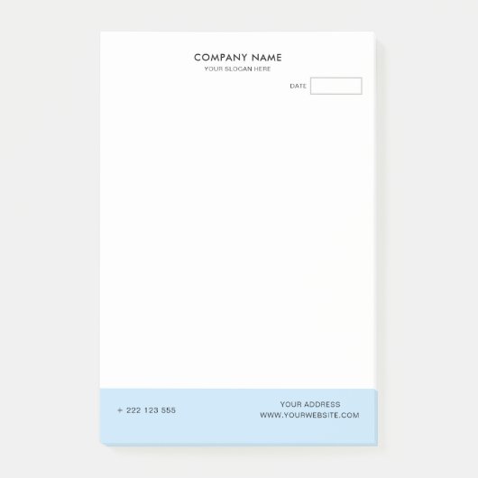 Maak je eigen wit post-it® notes (Voorkant)