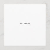 Maak je eigen wit programmakaart (Voorkant)