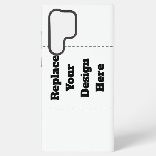 Maak je eigen wit samsung galaxy hoesje (Achterkant)