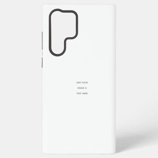 Maak je eigen wit samsung galaxy hoesje (Achterkant)