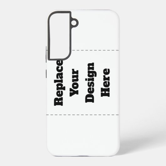 Maak je eigen wit samsung galaxy hoesje (Achterkant)
