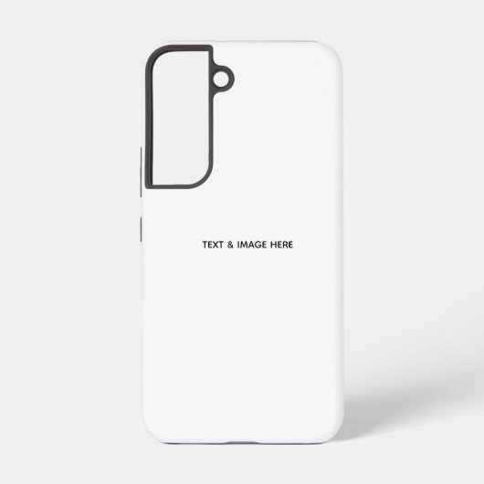 Maak je eigen wit samsung galaxy hoesje (Achterkant)