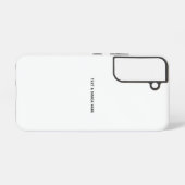 Maak je eigen wit samsung galaxy hoesje (Achterkant horizontaal)
