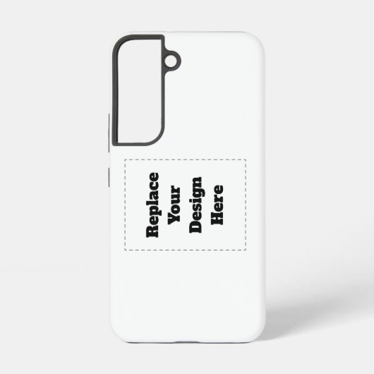 Maak je eigen wit samsung galaxy hoesje (Achterkant)