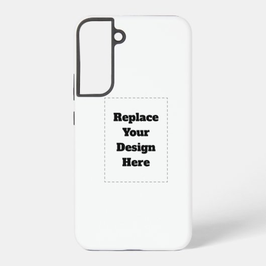 Maak je eigen wit samsung galaxy hoesje (Achterkant)