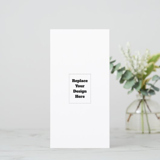 Maak je eigen wit save the date (Staand voorkant)