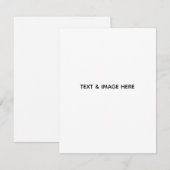 Maak je eigen wit save the date (Voorkant / Achterkant)