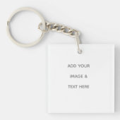Maak je eigen wit sleutelhanger (voorkant)