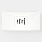 Maak je eigen wit spandoek (Horizontaal)