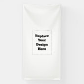 Maak je eigen wit spandoek (Verticaal)