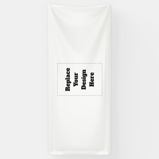 Maak je eigen wit spandoek (Verticaal)