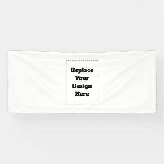 Maak je eigen wit spandoek (Horizontaal)