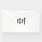 Maak je eigen wit spandoek (Horizontaal)