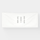 Maak je eigen wit spandoek (Horizontaal)