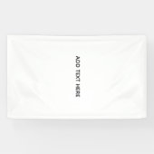 Maak je eigen wit spandoek (Horizontaal)