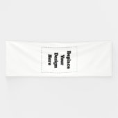 Maak je eigen wit spandoek (Horizontaal)