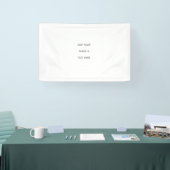 Maak je eigen wit spandoek (Beurs)