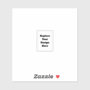 Maak je eigen wit sticker