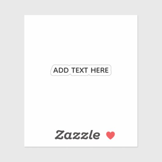 Maak je eigen wit sticker (Vel)
