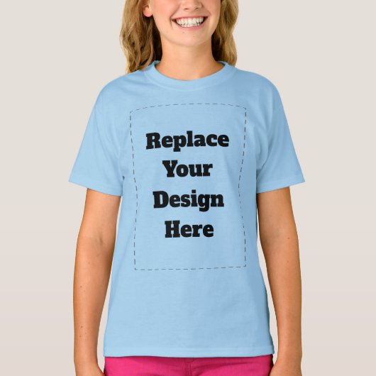 Maak je eigen wit t-shirt (Voorkant)